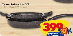 KUMSAL TAVA+SAHAN SET 2'Lİ 24 CM TAVA 20 CM SAHAN KUMSAL TAVA+SAHAN SET 2'Lİ 24 CM TAVA 20 CM SAHAN